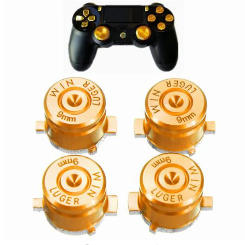 Металлическая кнопка ABXY джойстик шапки запасная часть sony Playstation Dualshock 3 4 PS3 PS4 DS4