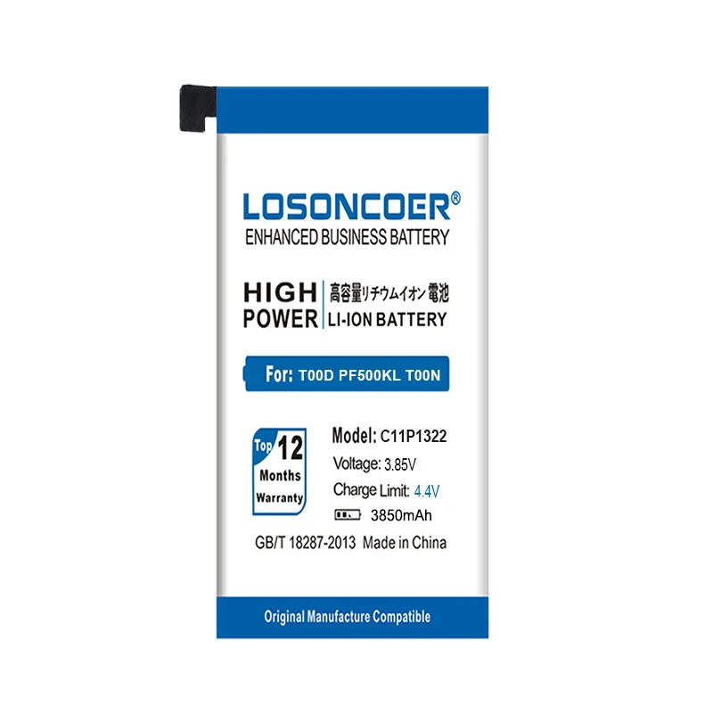 Аккумулятор LOSONCOER C11P1322 3850 мАч для ASUS Padfone S Padfone X T00D PF500KL T00N C11P1322+ Бесплатные инструменты