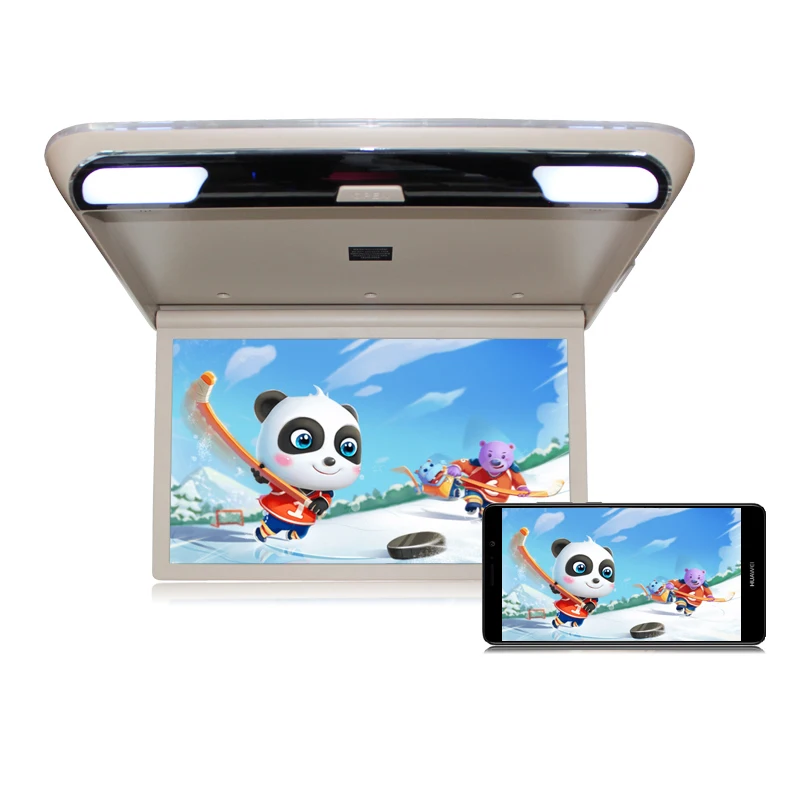 Monitor per Auto da 19 pollici 1080P HD schermo LCD Auto soffitto TV camper  montaggio sul