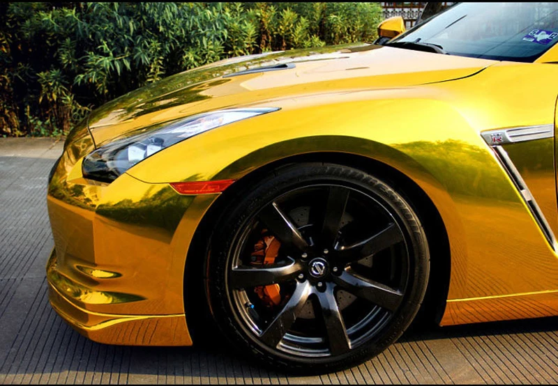 Chrome Gold Vinyl Wrap Sticker-7