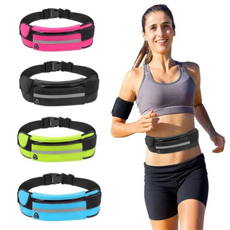

Поясная сумка, сумка на пояс, поясная сумка для бега, Спортивная Портативная сумка для тренажерного зала, сумка для телефона для воды и велоспорта, водонепроницаемый женский ремень для бега
