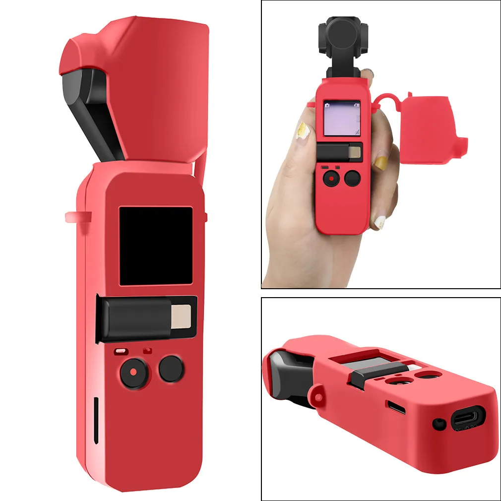 Ouhaobin для DJI Osmo Карманный карданный чехол для камеры Мягкий силиконовый чехол тонкий чехол оболочка аксессуары для Кардана 827#2