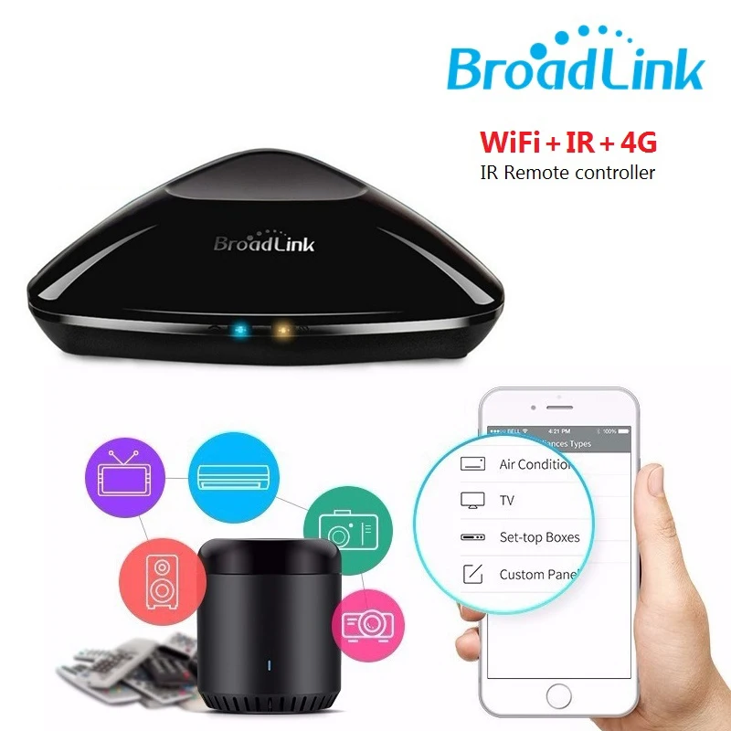 Broadlink RM Mini3 черный Bean умный дом Универсальный Интеллектуальный WiFi/IR/4G беспроводной пульт дистанционного управления Смартфон Alexa