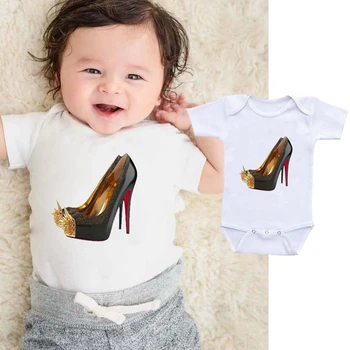 

DERMSPE 2019 Print Toddler Infant Baby Kids Boys Girls Clothes Romper Jumpsuit Cheap White Hot Sales