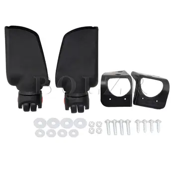 

BQLZR 2pcs 17.1cmx8cmx7.9cm Luggage Universal Rear Wheel with Screw W011#