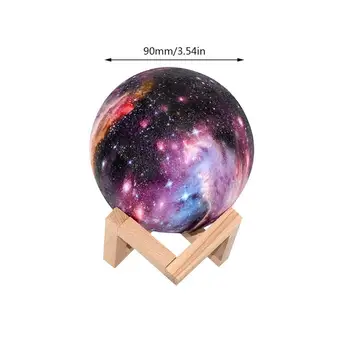 

Creative Fashion Design Colorful Painting Remote Control Moonlight Light Table Lamp Practical Durable Household 16 colors