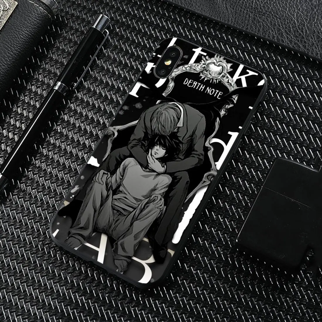 Мягкие чехлы для LG G2 G3 G4 Mini G5 G6 G7 Q6 Q7 Q8 Q9 V10 V20 V30 X Power 2 3 Spirit чехол с аниме Death Note дизайн