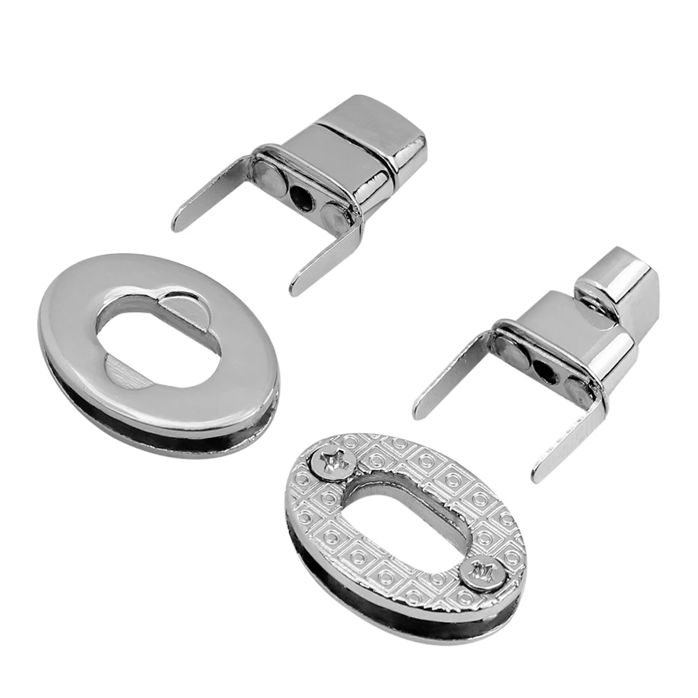 10Pcs 23CM Mini Oval Twist Lock Turn Locks Metal Closure Buckle For Purse Wallet Womens Handbag Shoulder Bag Accessories