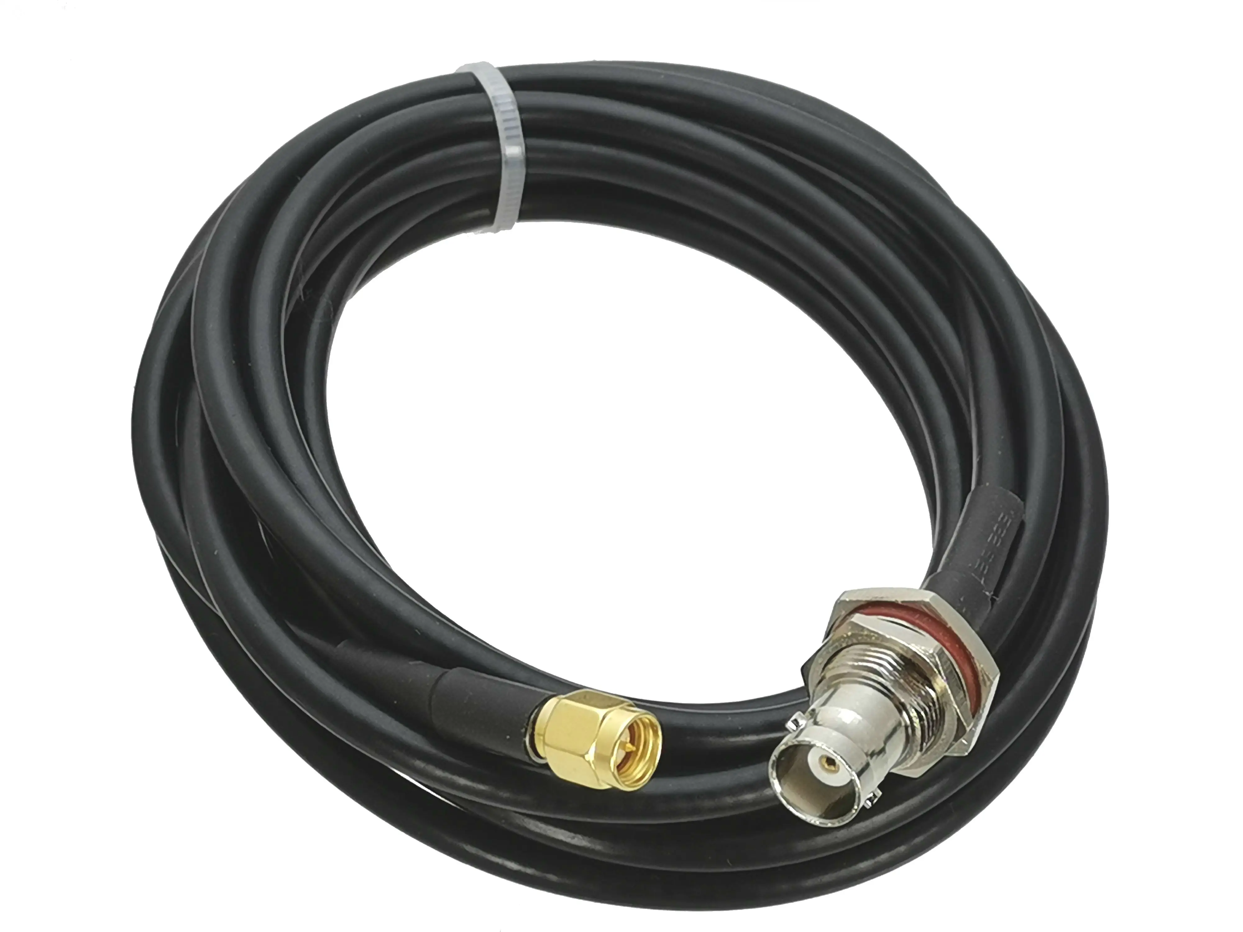 RG58 BNC гнездо гайка переборка к SMA штекер RF отрезок коаксиального кабеля 50ohm 6
