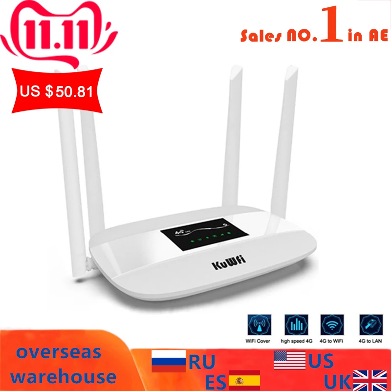 Billige 300Mbps Entsperrt 4G LTE CPE Wireless Router Unterstützung SIM Karte 4Pcs Antenne Mit LAN Port Unterstützung up zu 32 Wifi benutzer