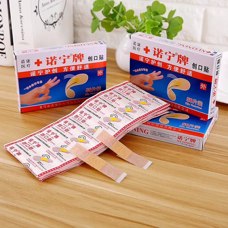 Vendaje de primeros auxilios de emergencia, cinta adhesiva impermeable para hemostasia, yeso, 100 Uds.