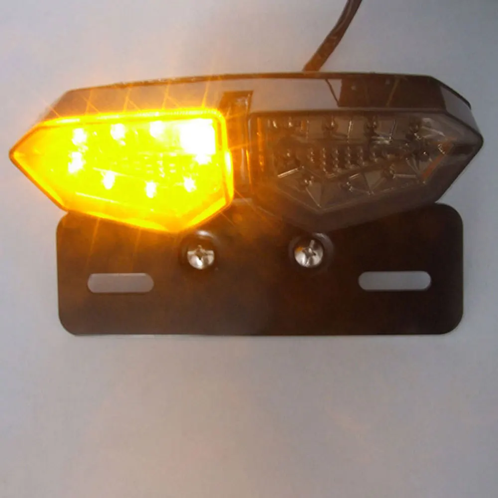 12V задний тормоз поворотник номерного мотоцикл светодиодный фонарь МОТОЦИКЛ