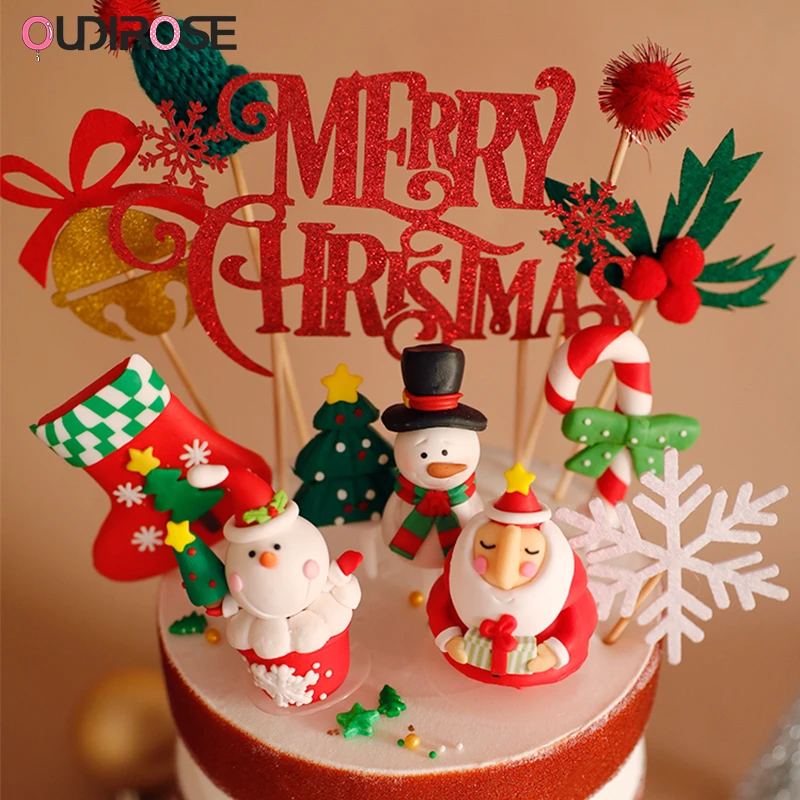 Free Merry Christmas Cake Topper Svg Free