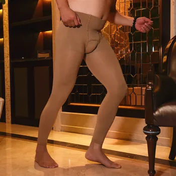 

Sexy Sissy Pantyhose Men Exotic Apparel Velvet Stockings With Sheath Tights Men's Winter Pantyhose Hot Gay Fetish Sexy Lingerie