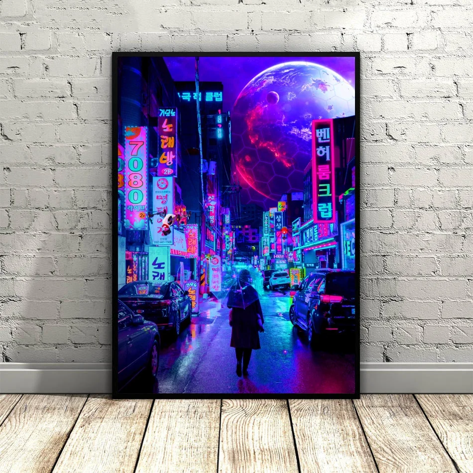 

2077 shot by Steven Roe Art canvas Poster Painting for Living Room Dropshipping