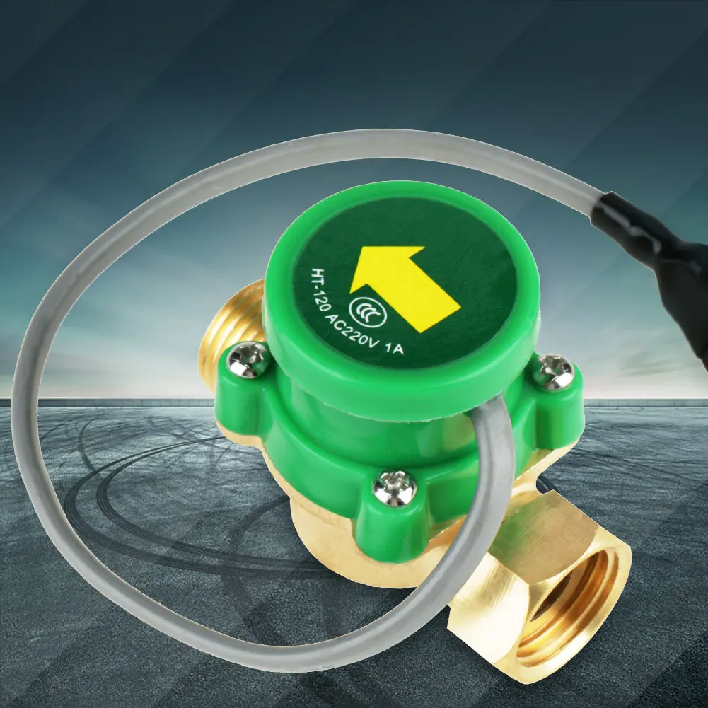 HT 120 AC 220V 0.5A G1/2в 1/2in наружная резьба циркуляция водяного насоса датчик расхода
