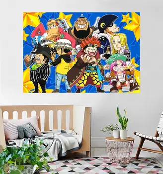 

[Self-Adhesive] 3D ONE PIECE 165 Japan Anime Wall Stickers Mural Decal Wall Murals AJ WALLPAPER Belly