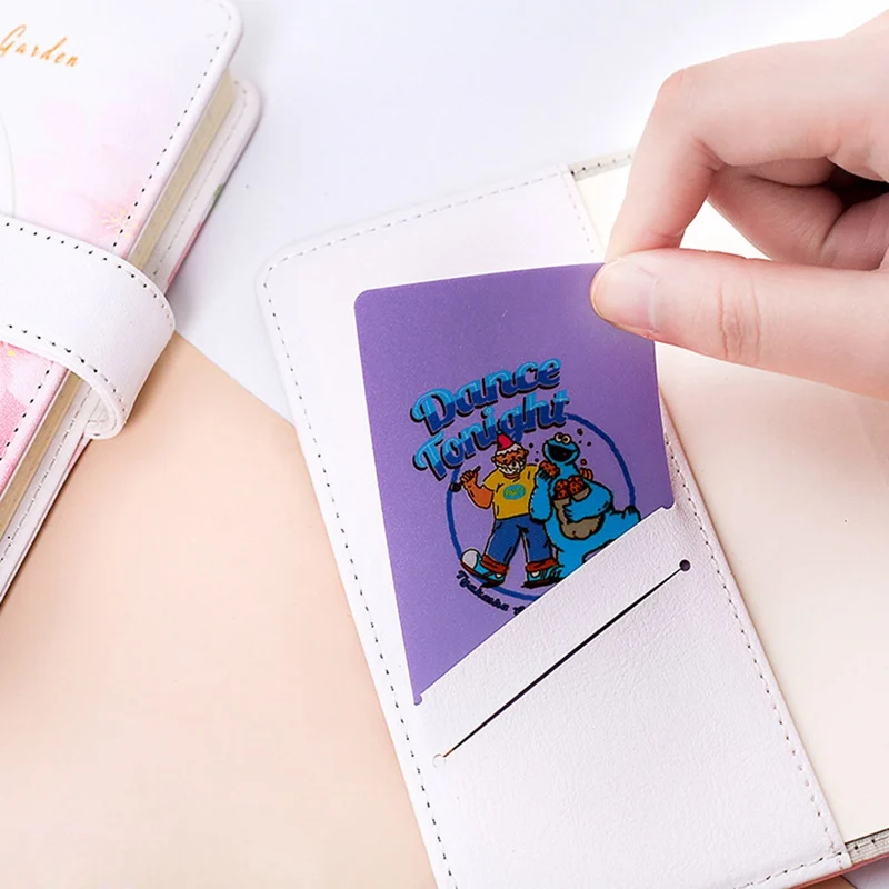 Creative Pu Leather Notebook Hardcover Smoky Cherry Blossom Diary Planning Planner 256 Sheets Thick School Office Stationery