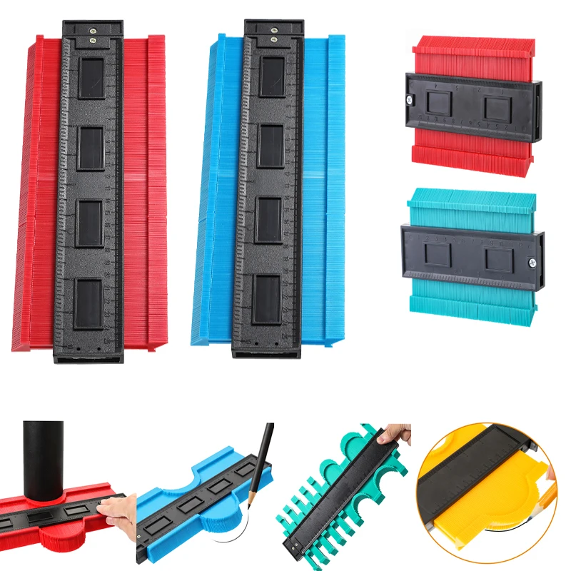 Contour Gauge Angle Meter Ruler Measurment Duplication Carpenter Tool Templates For Wood Shape Measuring | Инструменты
