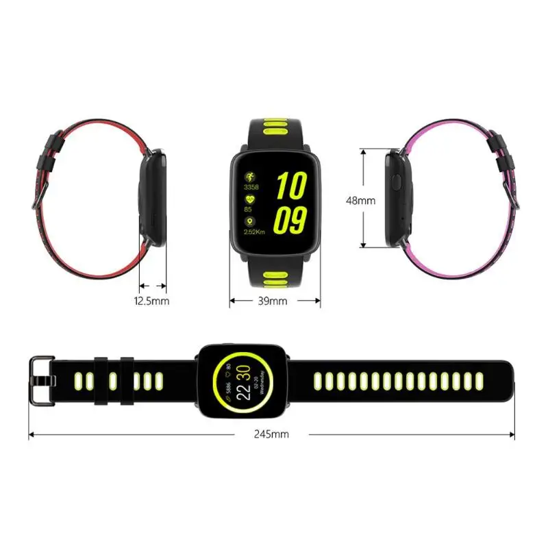 GV68 Sports Smart Watch IP68 Waterproof Pedometer Bluetooth Call Multiple Dial Clocks Heart Rate Monitor Fitness Tracker