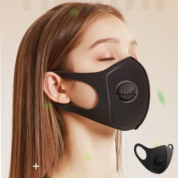 

Face Mask KN95 Bike Active Carbon With Filter Dust Mask Breath Valve Anti-Pollution Running Protective Unisex Face Mask