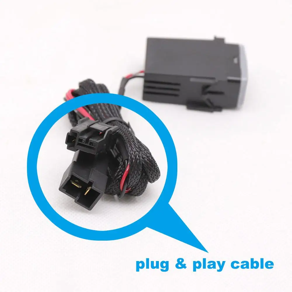 QC3.0 Quickcharge автомобильное зарядное устройство двойной USB телефон адаптер DVR Plug& Play кабель для Nissan Patrol