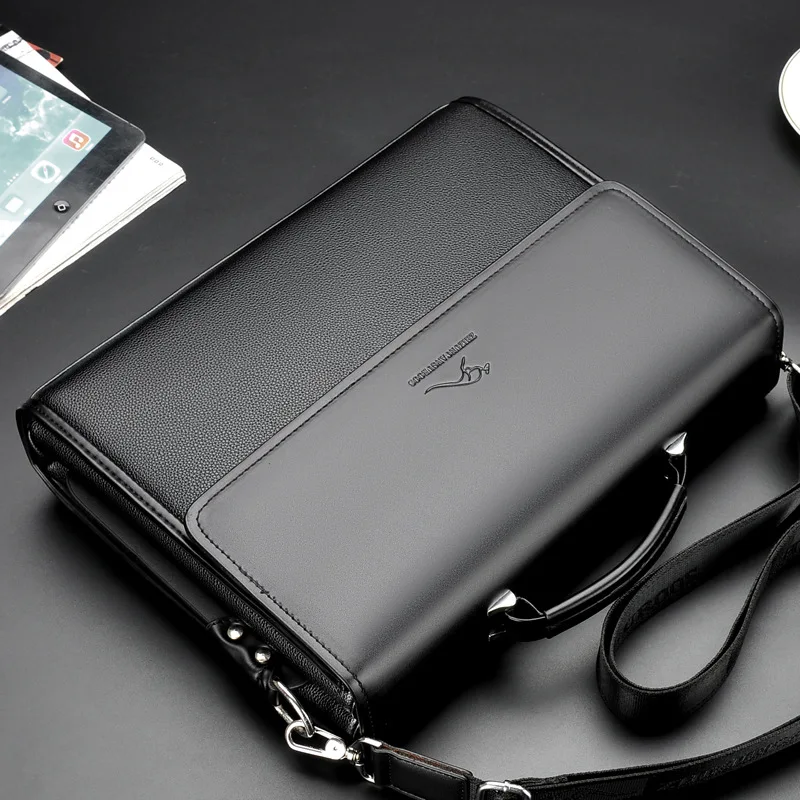 Mens Handbag Male Business Briefcase Shoulder Crossbody Bag Office Lady Computer Laptop Bag Documents Briefcase bolsa maleta
