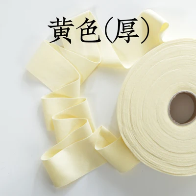 yellow thick 5 м/лот, трикотажная лента, хлопок, эластичная боковая ткань, полоска для детской одежды, нагрудник, простыня T994 - Цвет: yellow thick