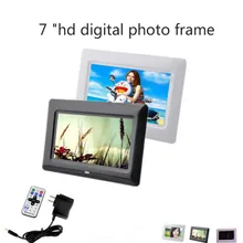 Цифровая фоторамка " hd 800*480 Цифровая фоторамка Будильник MP3 MP4 видеоплеер