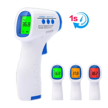 

Forehead Non Contact Infrared Baby Thermometer LCD Body Temperature Fever Digital IR Measurement Tool Gun for Baby Adult