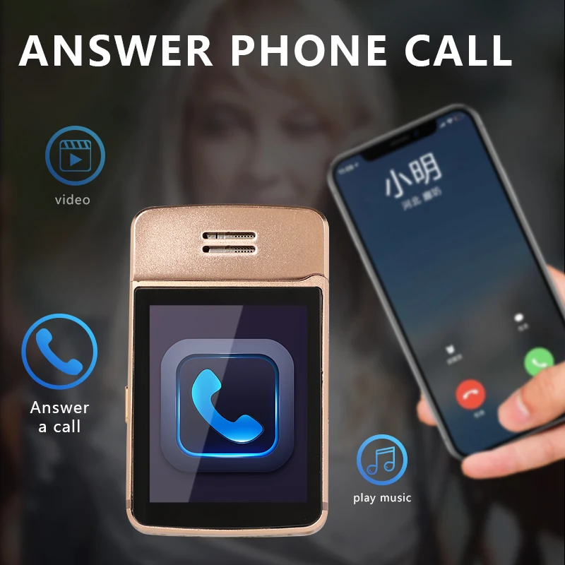 2018 мини зажигалка для телефона ультра тонкая металлическая Индивидуальный