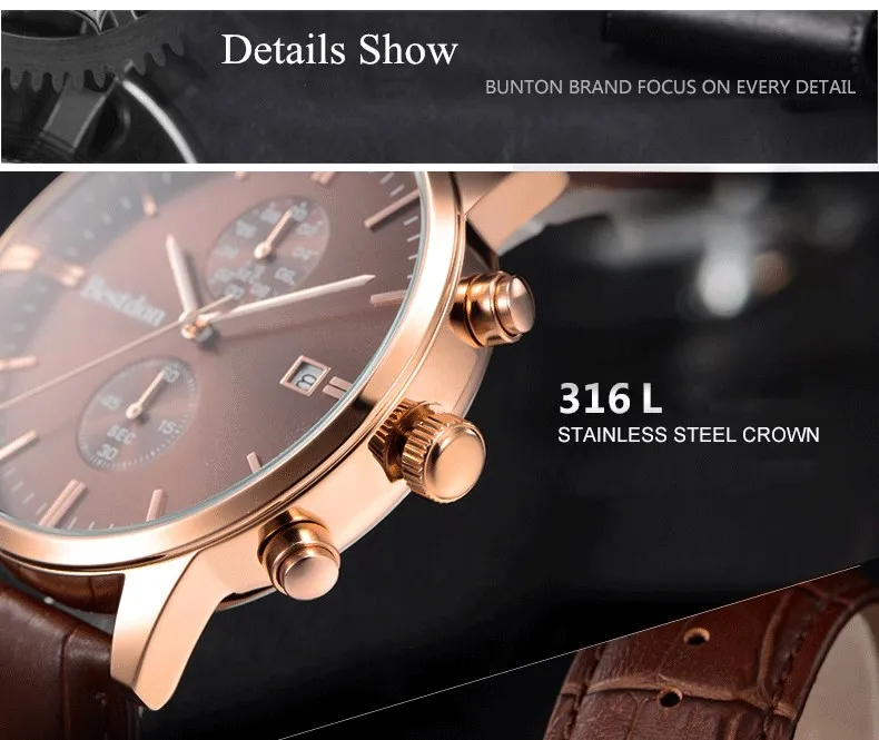 Люксовый бренд Bestdon, кварцевые мужские часы, хронограф, секундомер, мужские часы, военные, модные, повседневные, кожаный ремешок, водонепроницаемые, reloj
