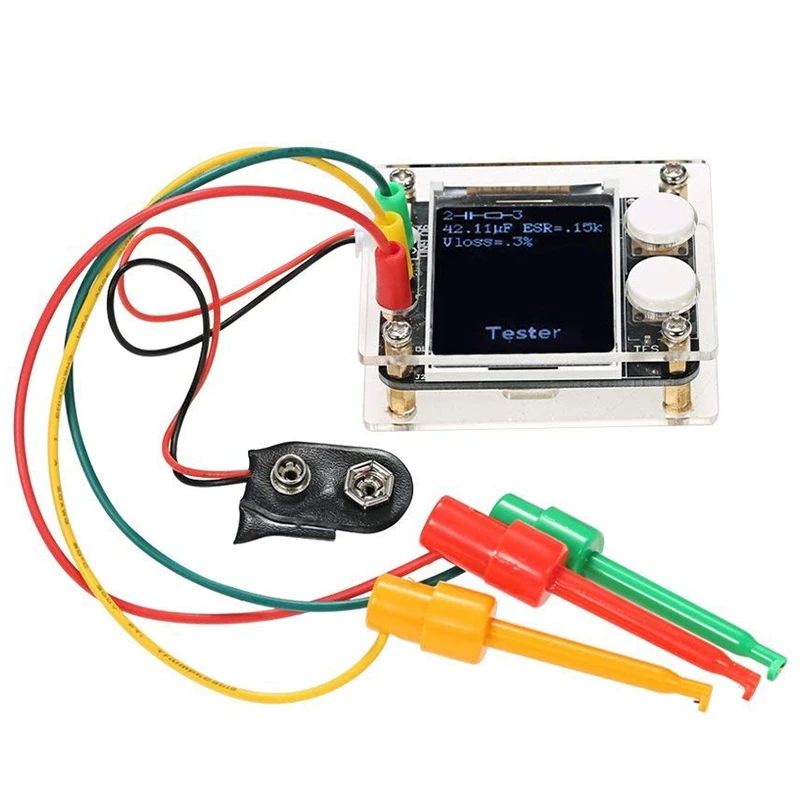 MK328 Транзистор тестер ATmega328 8 МГц цифровой Триод Емкость ESR метр с 1,8 дюймовый ЖК-экран