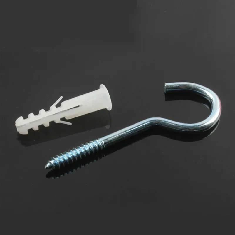 

Metal Thread Screw-in Ceiling Hooks Cup Hooks Open End Self Tapping Screw Hook