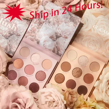 

9color Matte Eyeshadow Palette Metal Diamond Eyeshadow Palette Lasting Shiny Color Liquid Eyeshadow Cosmetics TSLM2