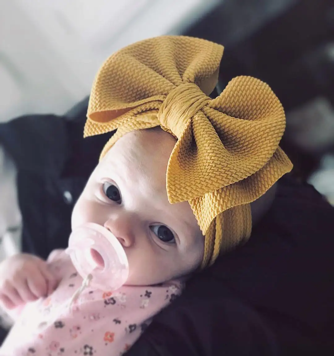 Детская повязка на голову с бантом для девочек детская чалма бандо Bebe Fille Детские
