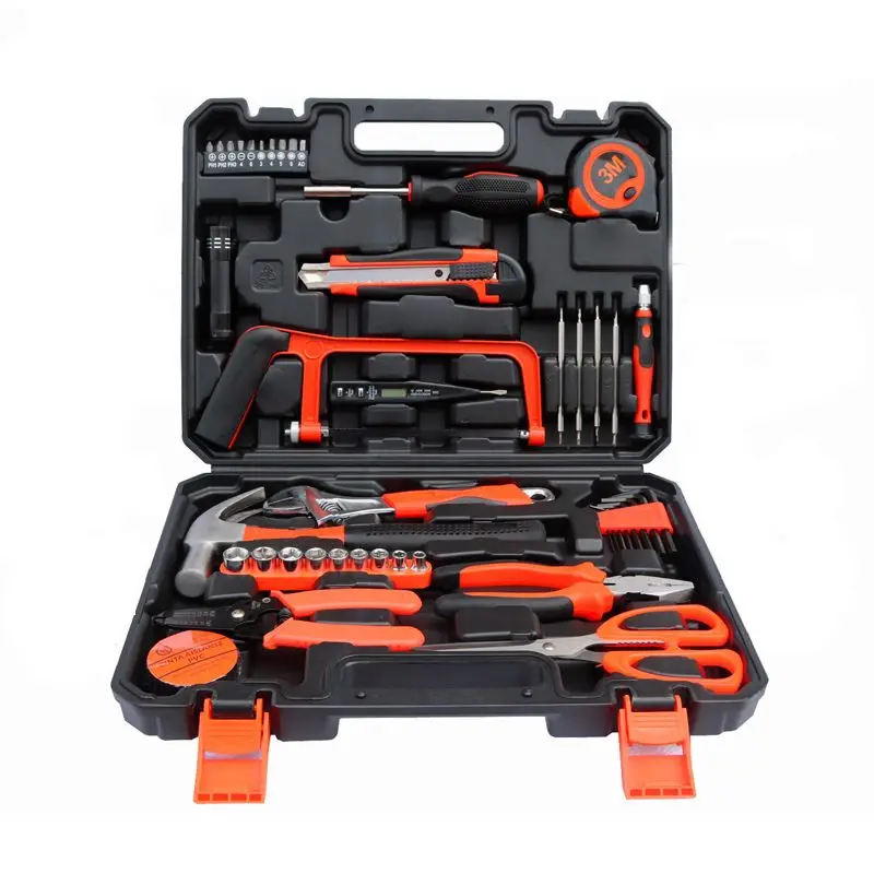 

45pcs Home Repair Tool Set Daily Use Hardware Tool Kit with Tool Box Durable Long Lasting Tools Perfect for DIY Home Maintenance