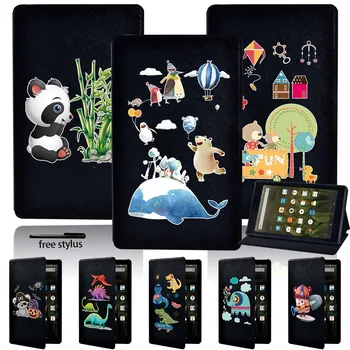 

Shockproof Tablet Case for Amazon Fire 7(5/7/9th)/HD8 (6/7/8th)/HD10(5/7/9th ) Leather Stand Cover Case Slim Leather Stand Cover
