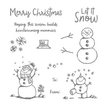 

Winter Silicone Clear Seal Stamp DIY Scrapbooking Embossing Photo Album Decorative Paper Card Craft Art New 2020