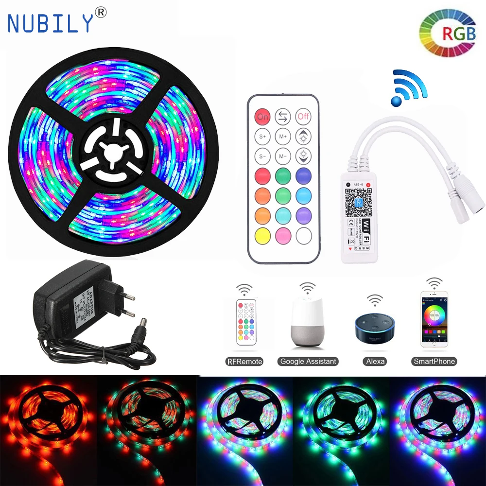 Светодиодная лента с Wi Fi RGB 12 В 10 м 15 м|Светодиодные ленты| |