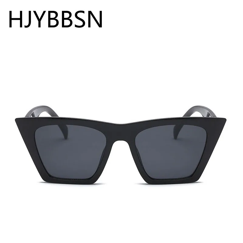 

HJYBBSN Oversized Square Cat Eye Women Sunglasses Vintage Shades for Women Luxury Brand Leopard Sun Glasses Driving Eyeglasses