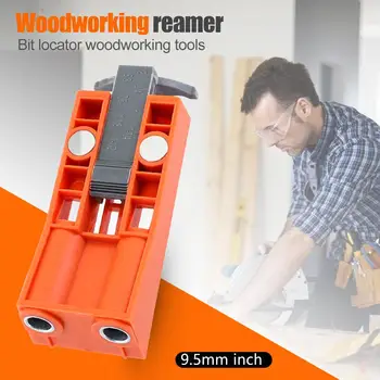 

Woodworking Pocket Hole Jig Kit Drill Guide Set Puncher Locator w/2 Magnets