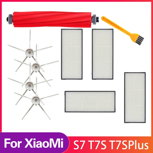Hepa Filter Side brush mop cloths for Xiaomi Roborock S7 S70 S75 S7Max S7MaxV T7s For Roborock Vacuum Cleaner parts Accessories Set 4