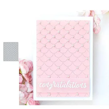 

JC Clouds Shell Shape Background Metal Cutting Dies Scrapbooking Craft Mold Cut Die Stencil Handmade Card Make Template Decor