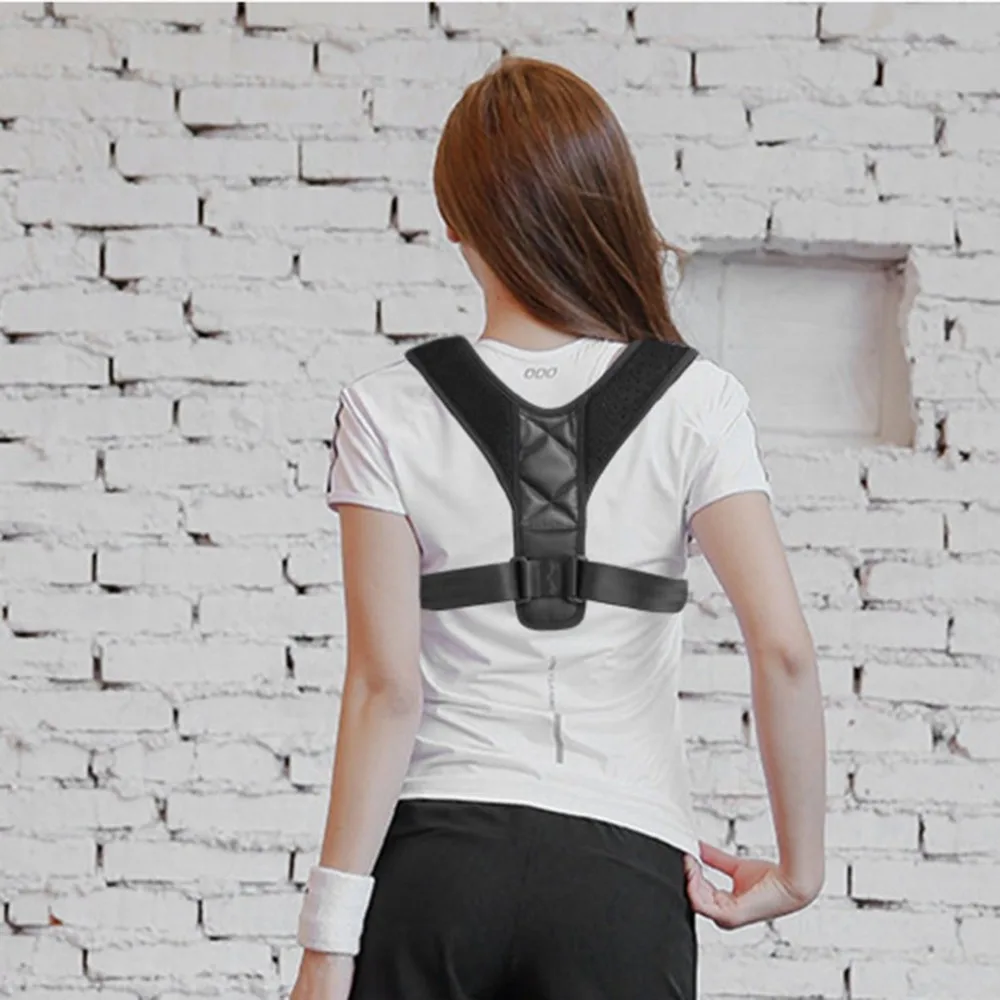 Adults Students Adjustable Back Posture Corrector Brace Shoulder Support Band Belt Posture Correct Belt Prevent Hunchback