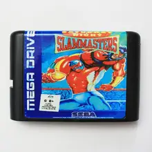 Slam Masters суббота ночь NTSC-USA 16 бит MD игровая карта для sega Mega Drive для Genesis