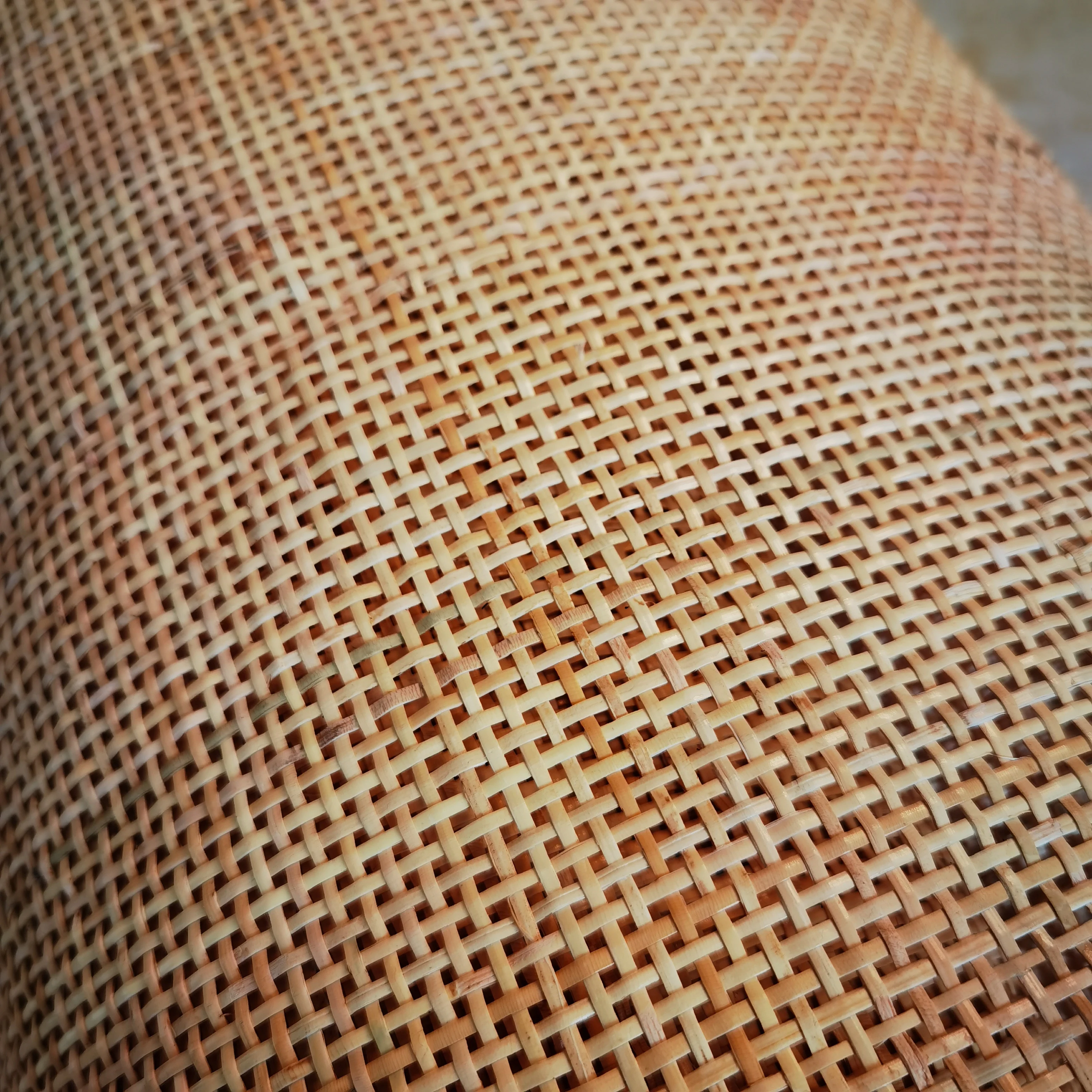 30-90CM Natural Real Rattan Wicker Indonesian Checkered Cane Webbing Wardrobe Shoe Cabinet Accessories rattan weaving material rattan cane weaving material