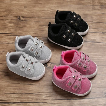 

Baby Shoes Casual Mesh Shoes Infant Walkers Footwear Non-slip Rivet Sports Spring Summer Breathable SHL028