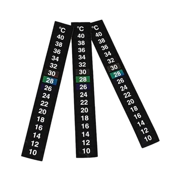 

10 Pcs Digital Thermometer Tool Aquarium Fish Tank Window Water Strip