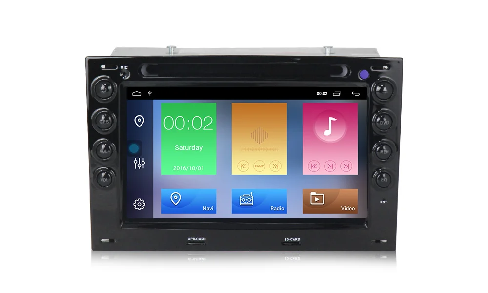 Perfect NaviFly Android 9.1 car multimedia player 2+32G for Renault Megane2 2003-2010 Autoradio GPS Navigation WIFI BT 4 Core Double Din 12